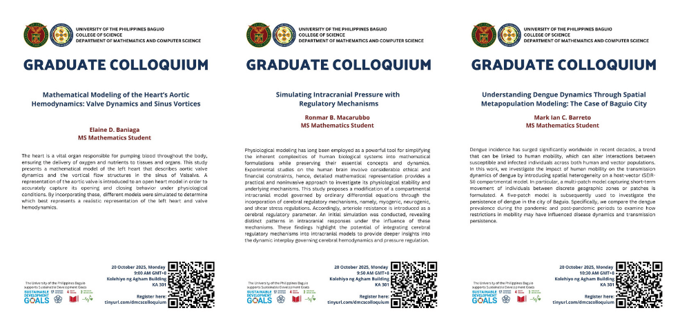 Graduate Colloquium 20 October 2025