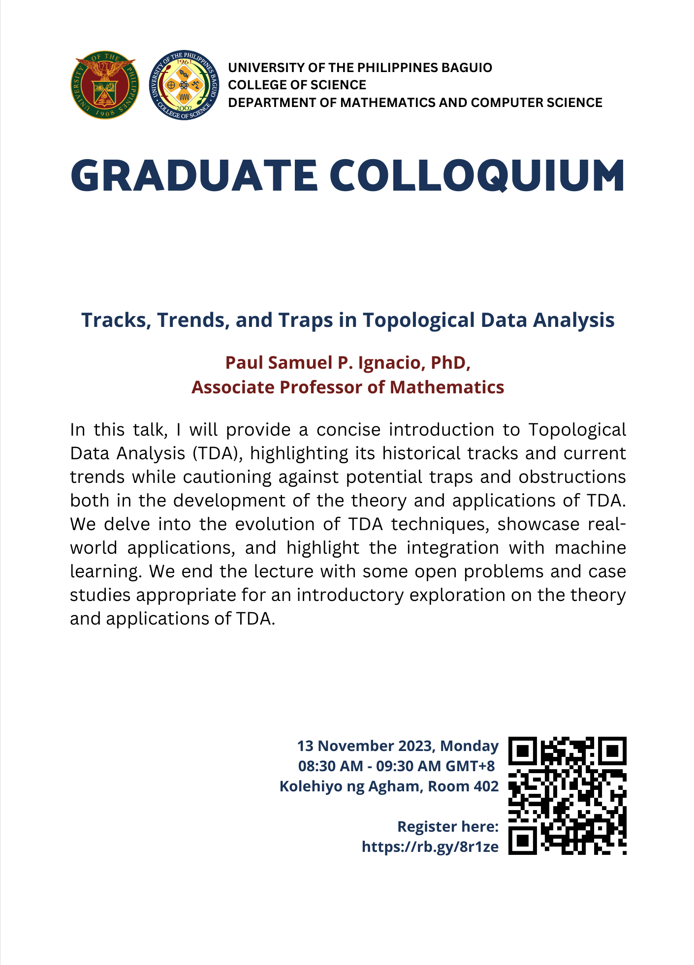 Graduate Colloquium 13 November 2023 